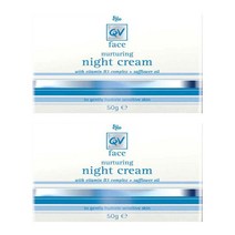 Ego 이고 규브이 비타민 페이스 나이트 크림 50gx2개 QV Face Night Cream VitaminB3, 1개, 50g