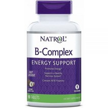 Natrol BComplex 고속 용해 정제 코코넛 맛 팩