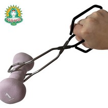자유부인990 손잡이가 안뜨거운 실리콘 가위 집게, 양손큰손