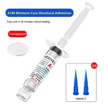 공구세트 E-FIXIT 수분 구조 접착제 PUR 콜드 프레스 아이폰 삼성 미들 프레임 후면 유리 수리 30 분 경화 A190, [02] Transparent