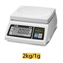 카스저울 단순중량저울 SW-1S/30kg 10g단위 건전지 아답터(옵션), 2kg(1g단위)