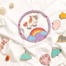 봄여름가을겨울 환경구성 어린이집모빌 만들기 천장장식, 유니콘 UDPWD0191