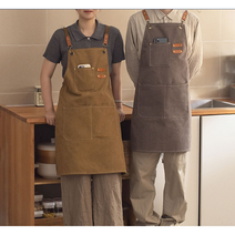 리투나 다용도 캔버스 수납 앞치마, 블랙