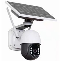 무선 태양광 CCTV 실외용 카메라 촬영 중 와이파이, 128GB 와이파이+태양광 패널+배터리 3MP