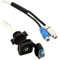 Stinger SMRAUX 3.5mm Audio Input to Stereo RCA Marine Off Road White