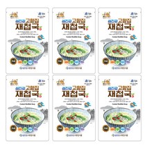 TV홈쇼핑 섬진강 고향집 재첩국 700g x 6팩 국내산 재첩 제첩국 18인분 천일염 사용 냉동 즉석국