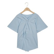 [Air cotton] 라운드 블라우스 2colors TMBLA37W12