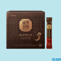한국야쿠르트 발휘 발효홍삼 K 스틱 10ml 30포, 발효홍삼 K 스틱 10밀리리터 30포