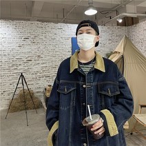 슈썸 슈썸 남성 골덴 와이드 오버핏 데님 자켓 IS-DN14 (9747618)