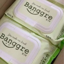 방그레 라이트 아기물티슈 캡형, 10개, 100매입