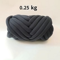 목도리 실 손뜨개 손 뜨개질용 두꺼운 슈퍼 부피가 큰 원사 1KG 크로셰 뜨개질 부드러운 면화 DIY 팔 담요용 로빙 스피닝 232895, 0.25kg 다크그레이