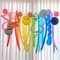 낑깡마켓 레인보우 파티 풍선가랜드 DIY 세트 생일파티, 1
