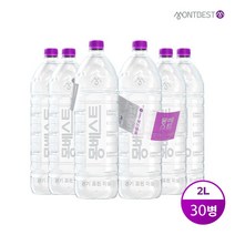몽베스트 프리미엄 몽베스트 위드어스 (무라벨) 생수 2Lx30병, 단일옵션, 2L