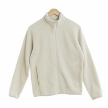 유니클로 아이보리 플리스집업 공용 XS 8820