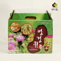 국산 엉겅퀴즙 100ml 60포 먹는법 가시엉겅퀴 뿌리 효능 지느러미엉겅퀴 진액 엑기스