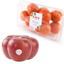 홍매향 엔비사과 세트 각 1kg 총 2kg 발송 (랜덤과/실중량), 1개
