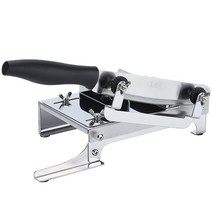 떡 작두 수동절단기 슬라이서 소시지 야채 두께조절, 기본