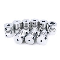 철근커플러 각종커플러 에어공구 수공구1pcs D19 * L25 알루미늄 유연한 턱 샤프트 커플 링 5 8 6.35mm 8mm, 26 6.35 X 8