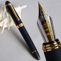 만년필선물의미 입문 쓰는법 각인 파우치 케이스 잉크 충전 iraurita 만년필 jinhao x450 dark green and gold 18 kgp 0.7mm broad 21, 5-그림 쇼로