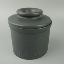 버터벨 상온 버터키퍼 치즈 보존 저장고 보관통 창고 용기 수납 화이트 블랙, 2. 검은색