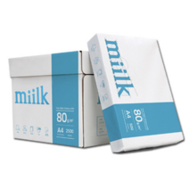 밀크 복사용지 A4용지 80g 5000매, 2500매