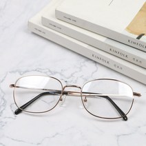 더브릴레 남자 여자 사각 메탈 안경테