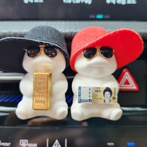 힐링센트 부자되세요 지방이 차량용 방향제 세트 다우니향, 1세트