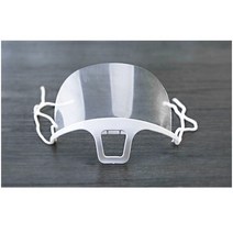 힐링스팟 요리사 식당 식품 시식 업소 침튀김방지 조리용 위생 투명 주방 입가리개 김서림방지 조리용 마스크, 30개