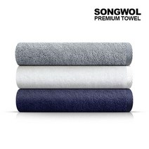 송월타월 코마사 40수 프리미엄 바스68 500g 1장, 그레이, free
