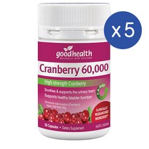 굿헬스 크랜베리 60000 50정 Good Health Cranberry60000 5팩