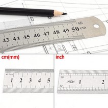 제단 제도 직자 양면 50cm 스틸 쇠 철 자 측정자 도면