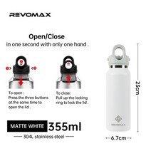 스텐 보온물병 대용량 텀블러 350 500 750 1000ml 이중 스테인레스 물병 보온병 보틀, 20.500-1000ml - Matte White 35
