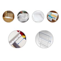 호쿠호니 네임판 파티션이름표 명패 아크릴 택 카드 사무실 꽂이, 파티션 [A1530]