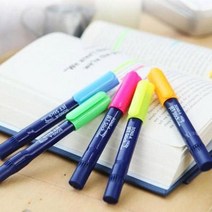 동아 제트스틱 타원형 블랙바디고체 형광펜 필기구/문구/컬러펜/펜, 그린