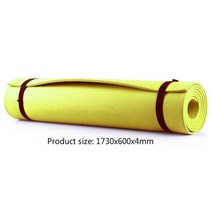 헬스장바닥 바닥 고무매트 헬스장 바닥재 요가 매트 EVA 1730x600x4mm 비 슬립, CHINA, 05 Yellow 4mm