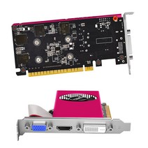 대덕GT740 그래픽 카드 PCIE 2.0 16X 4GB 로우 프로파일 비디오 DDR5 컴퓨터 HDMI 호환 인터페이스 128 비, 한개옵션0