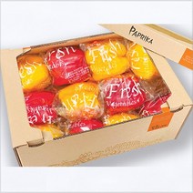 에스유인포 글로벌 GAP 인증 프리미엄 당일수확 개별포장 (레드+옐로) 파프리카(설 배송 마감 25일 출고됩니다), 1box, 2kg