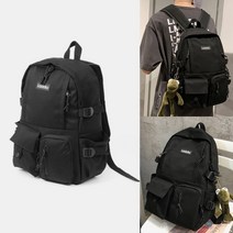 캐쥬얼 데일리 백팩 블랙 고등학생백팩 여중생책가방