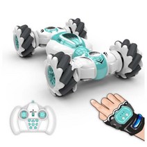 핸드 모션 인식 RC카 스턴트카 손목 조종기 입문용 듀얼 모드 OPC059, 그린