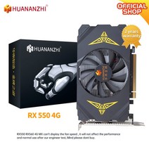 huananzhi amd rx 550 560 580 4g 8g 그래픽 카드 dvi vga hdmi-compatibl gddr5 rx gtx rtx 비디오 카드 rx550 rx560, RX 550 4g