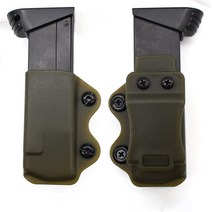 신제품 IWB/OWB 건 홀스터 싱글 매거진 케이스 맥 파우치 글록 17 19 26/23/27/31/32/33 M9 P226 USP 92F, 한개옵션1, 01 Green