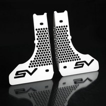 스즈키 SV650 SV650X 15-21 라디에이터 물탱크 커버 가드, 은