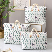 패브릭 이불가방 1+1+1+1 특대형 이불보관 보관 수납 정리, 트리4P