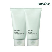 [이니스프리] 그린티 수분 아미노 클렌징 폼 150g 2개, 상세 설명 참조
