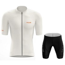 자전거옷 자전거져지 자전거의류HUUB-팀 사이클링 저지 세트 남성 여름 MTB 레이스 의류 반팔 야외 승마