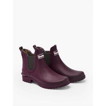BARBOUR WILTON WELLINGTON 장화 X TALBOTS 사이즈 10 에그플랜트 박스