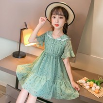 FANSYLI 여아 원피스 여름양식 쉬폰스커트 러블리 프린세스커트 1244호 6
