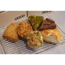 다과상사 겉바속촉 스콘박스 스콘 택배 배송 4구세트 (플레인 말차 얼그레이 초코 솔티카라멜 ), 플레인, 플레인