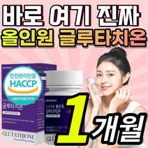 [한정할인] 올인원 글루타치온 글루 글로 클루 클로 크루 크로 타치온 타티온 타치 터치온 티치온 터치온 저분자 콜라겐 콜라갠 코라겐 화이트 케어 보조제 + 알 약 케이스 증정, 1개, 1개월 / 1통