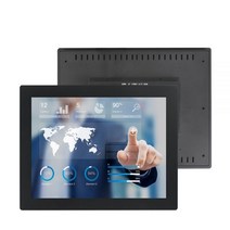 세로모니터 개발자 코드산업용 컴퓨터 Lcd 모니터 용 10.1 인치 저항 터치 스크린 디스플레이 VGA HDMI DVI, 01 VGA